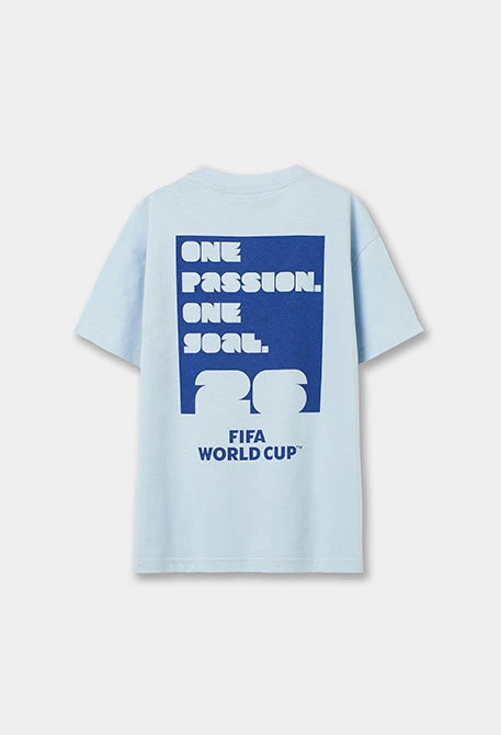 Samarreta blau cel FIFA WORLD CUP 2026© X Boboli