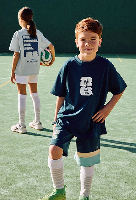 Marineblaues T-Shirt FIFA WORLD CUP 2026© X Boboli