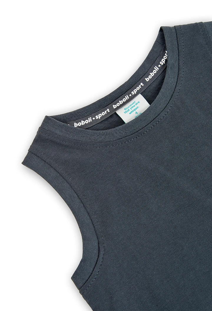 T-Shirt tricot à bretelles pour fille
