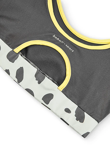 Top maille à bretelles pour fille