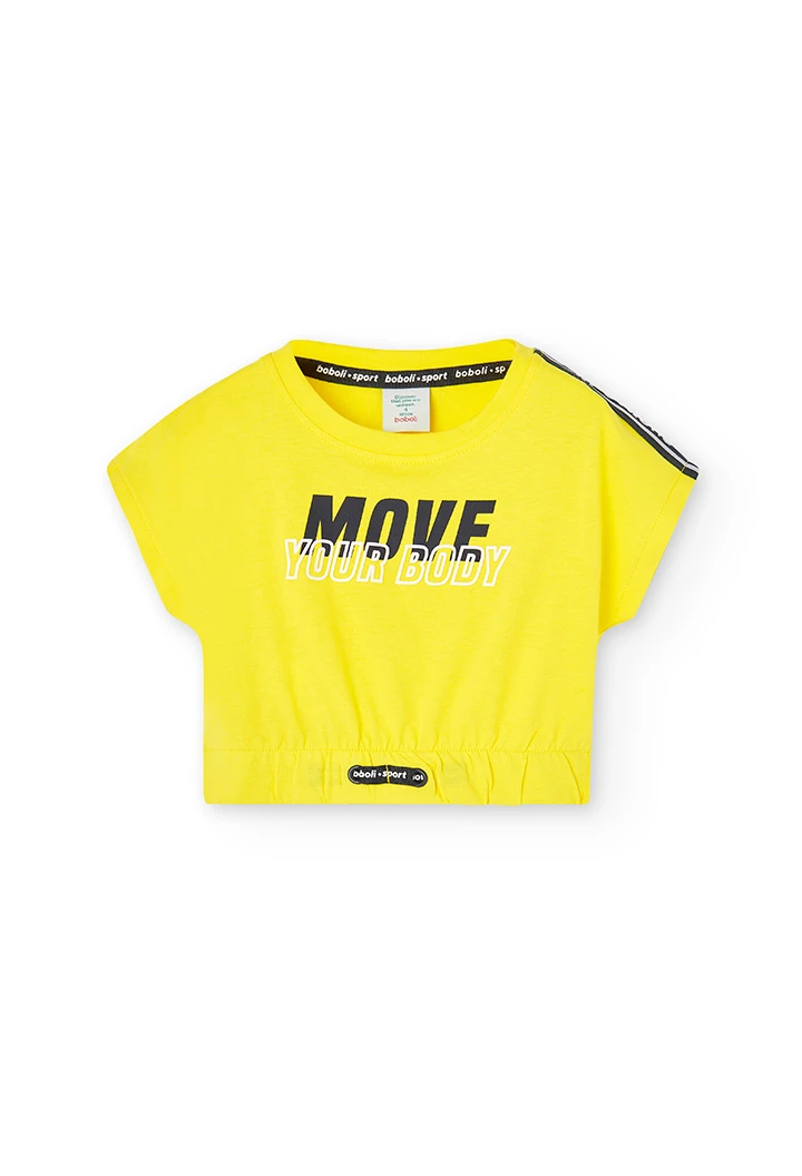 T-Shirt tricot pour fille