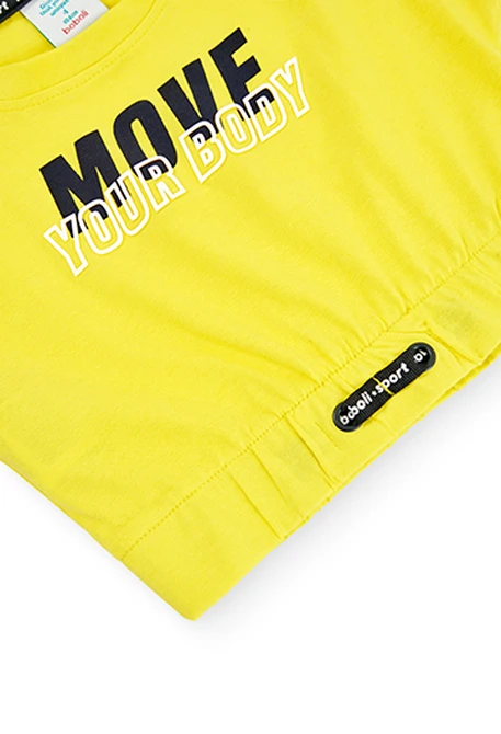 T-Shirt tricot pour fille