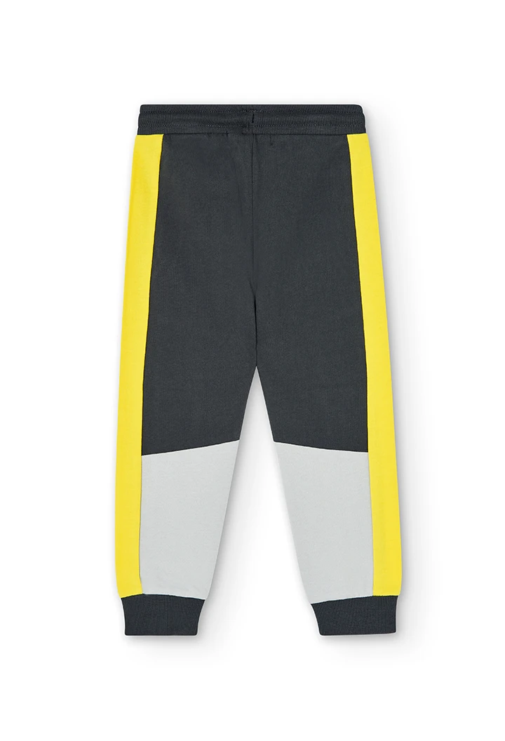 Pantalon en molleton avec bandes pour garçon