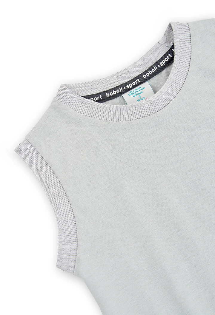 Knit t-Shirt suspenders for boy