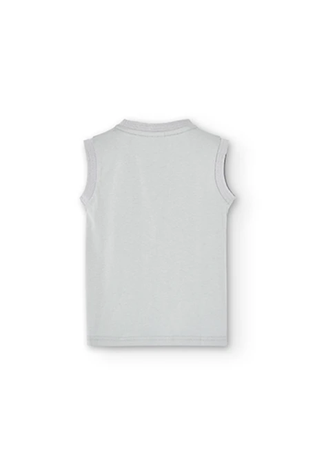 T-Shirt tricot à bretelles pour garçon