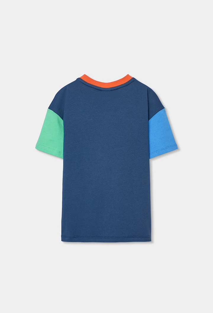 Pigiama blu bambino cotone righe