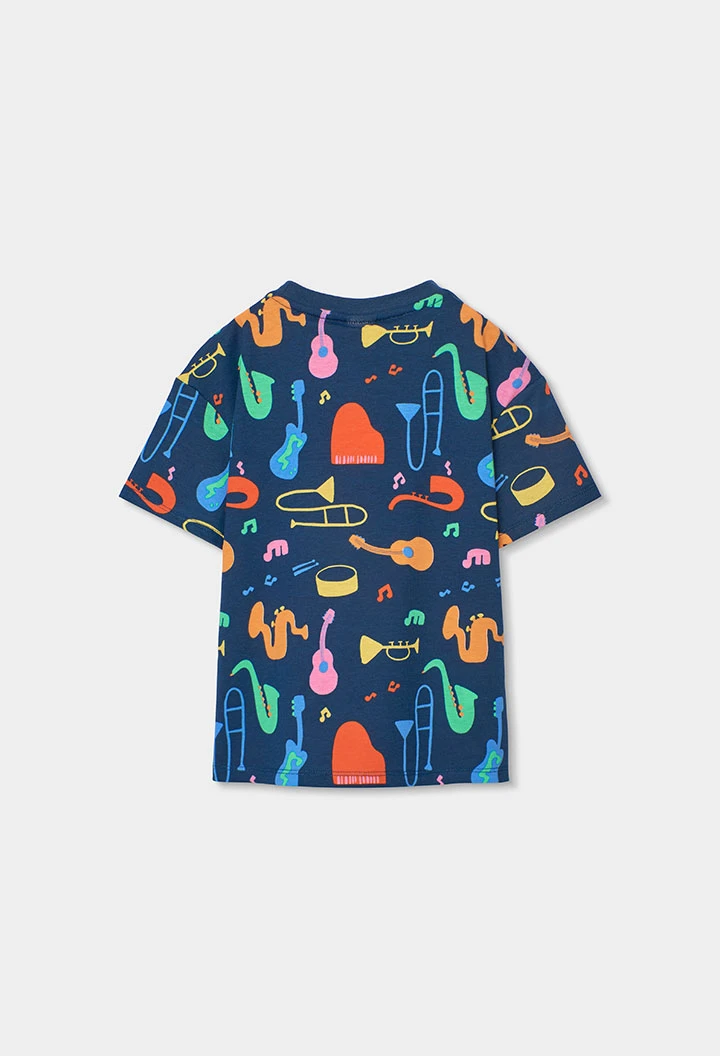 Children?s jersey pyjamas musical instruments