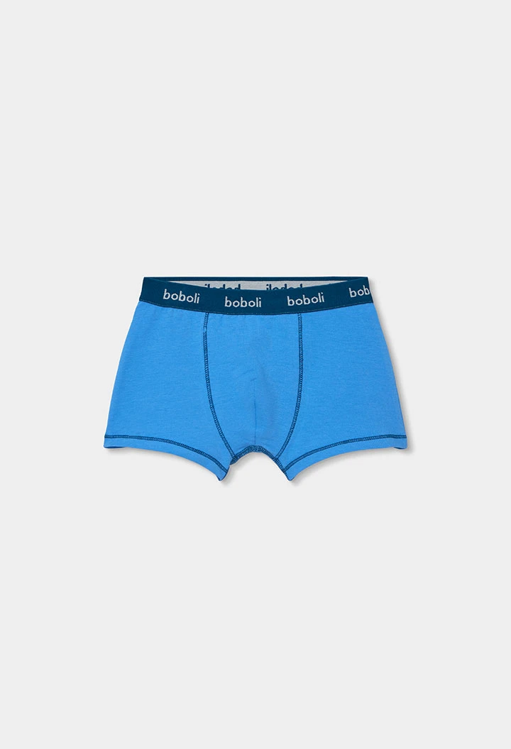Pack de 3 boxers en coton imprimé.