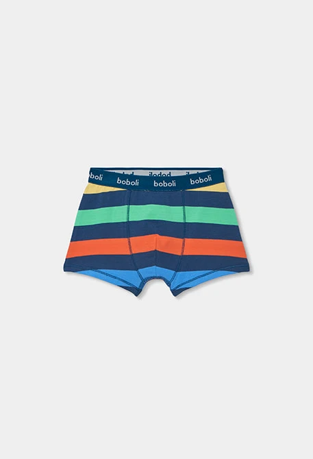 Pack de 3 boxers en coton imprimé.