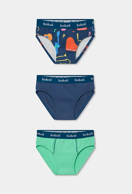 Pack 3 calzoncillos estampado