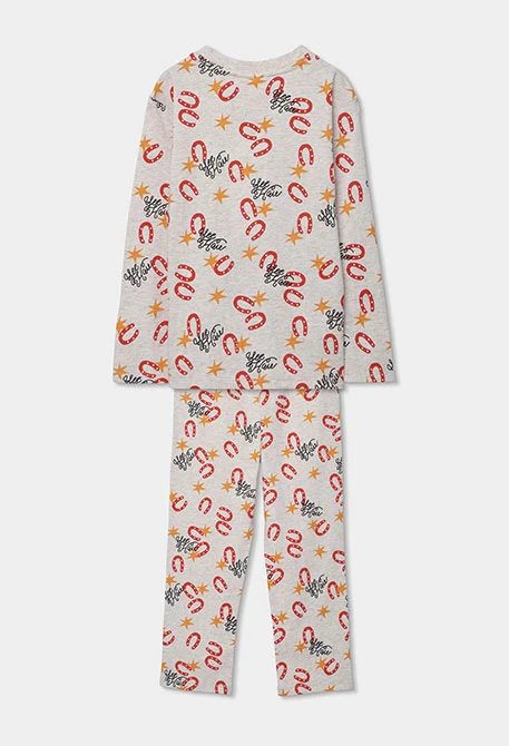 Pijama nen cotó estampat de ferradura