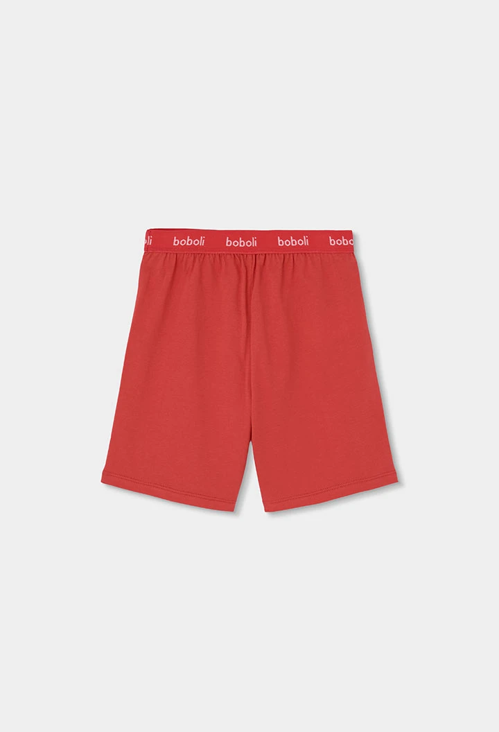 Pijama nen cotó blanc estampat