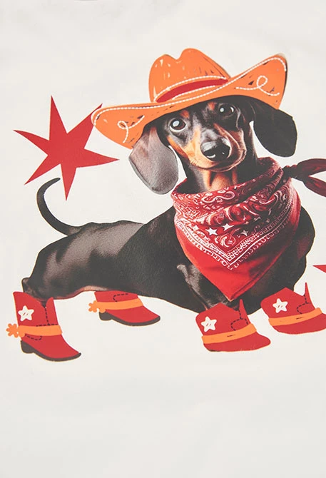 Pijama niño algodón blanco estampado