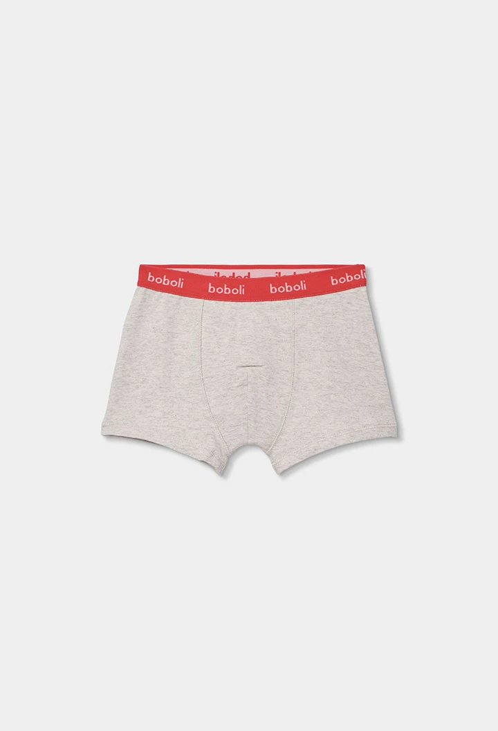 Pack 3 boxers de algodão estampado para menino