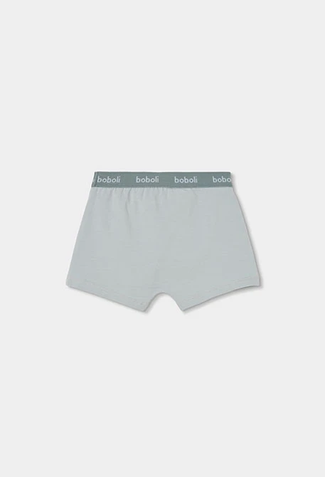 Pack 3 boxer bambino verde fantasia scozzese