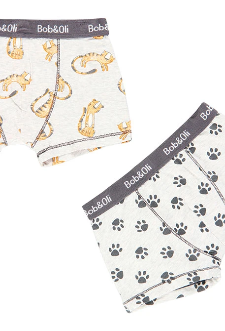 Pack de 3 boxers pour garçon - organique