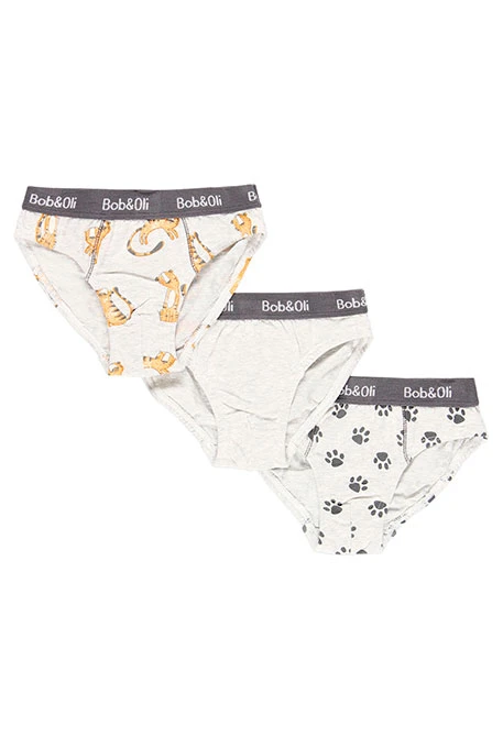 Pack de 3 slips pour garçon - organique