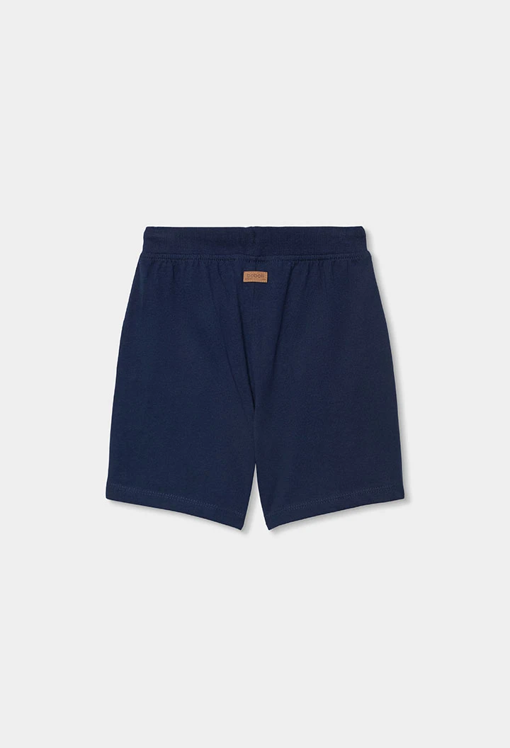Bermudas azul marino
