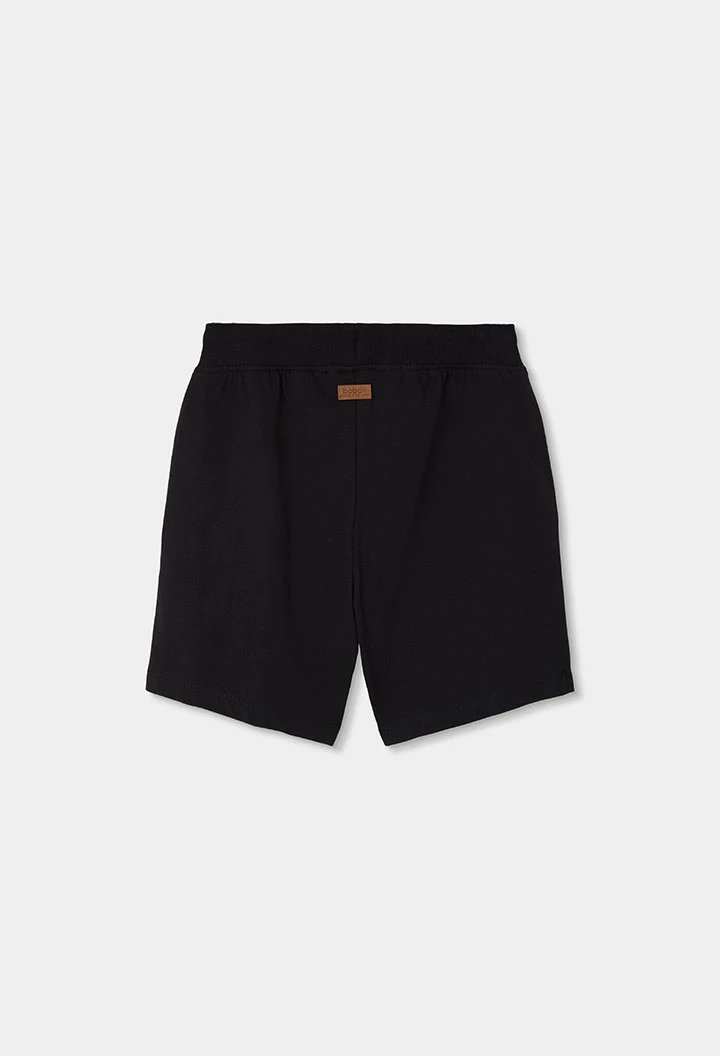 Bermudas de malha pretas rapaz
