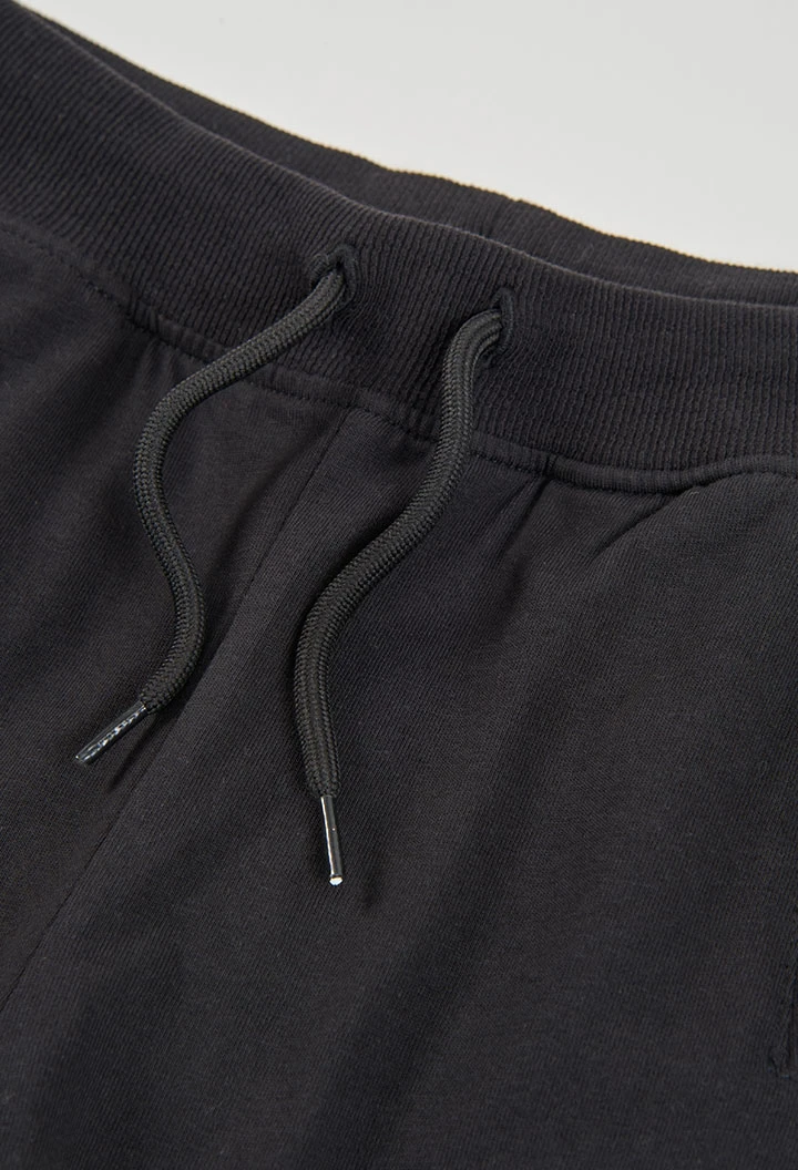 Bermuda garçon en maille noir