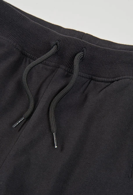 Boys' black knit shorts