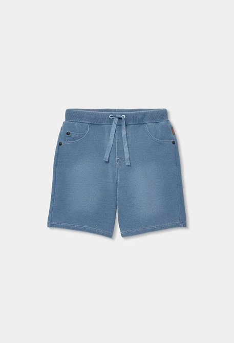 Bermudas de ganga felpuda bleach rapaz