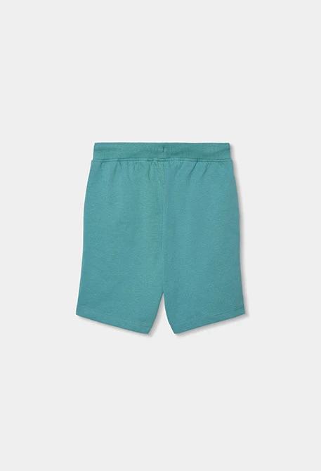 Bermudas de algodão cor verde água