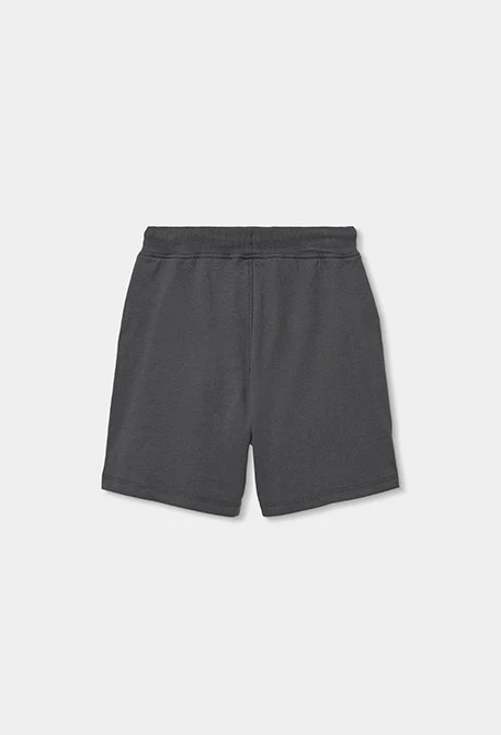Grey cotton bermuda shorts