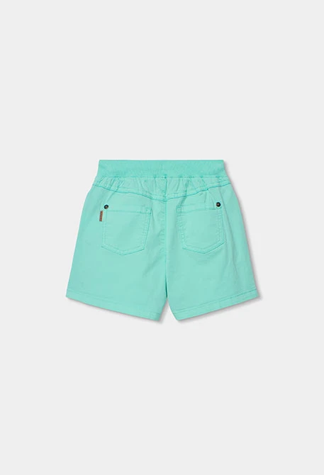Bermudas algodão verde água