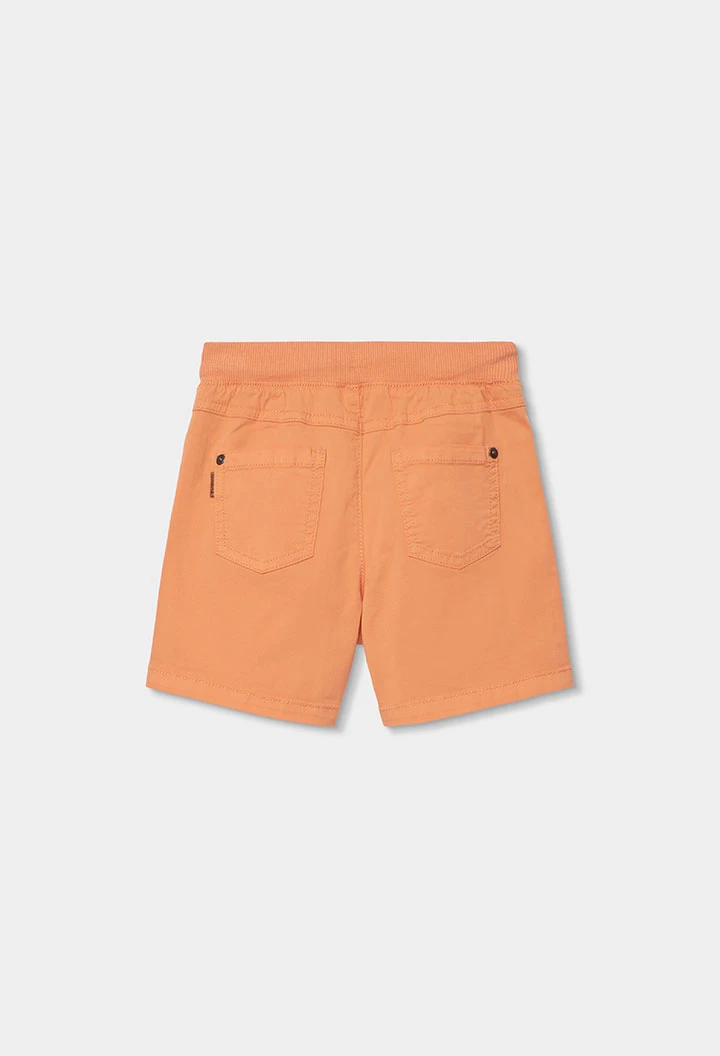 Bermuda in cotone arancione