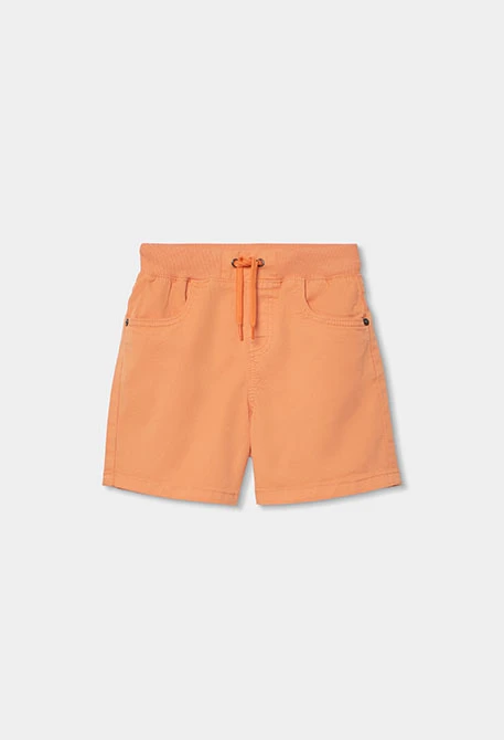 Bermudas algodão laranja