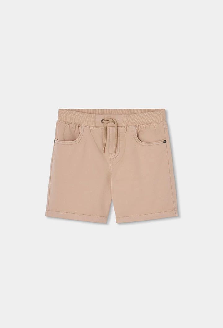 Bermuda cotone beige