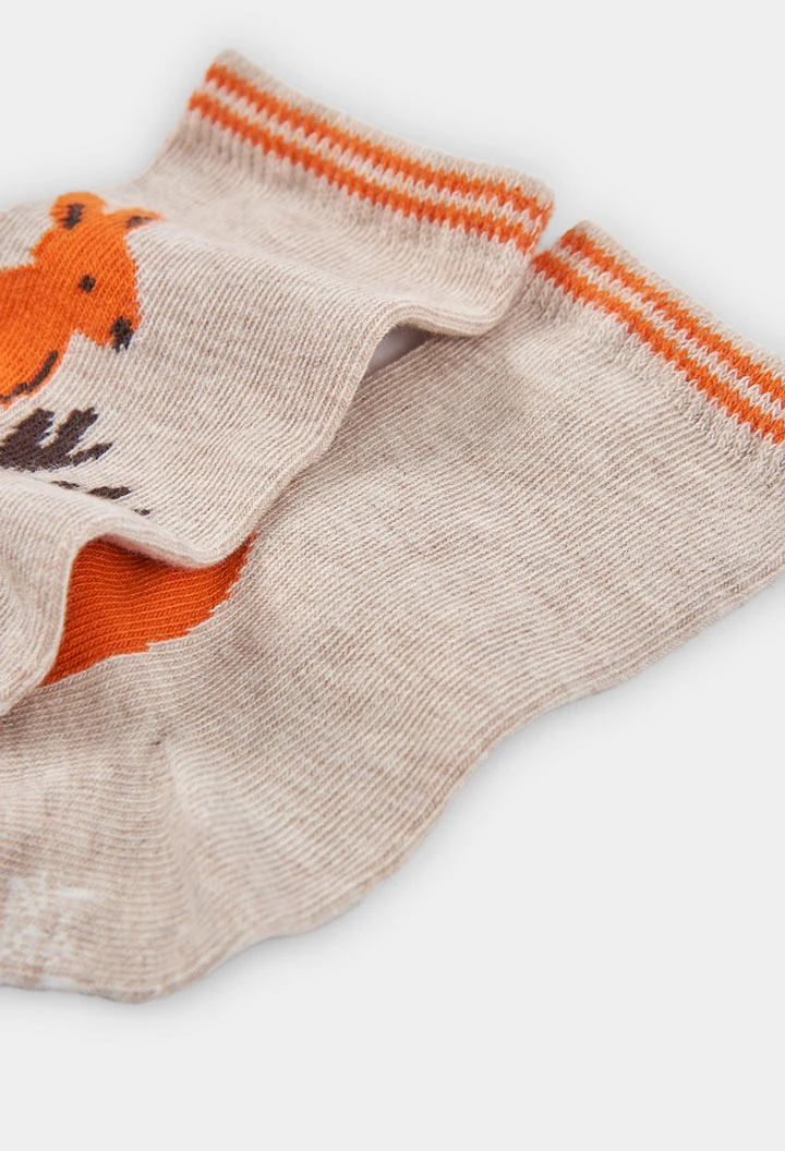 Brown cotton socks pack