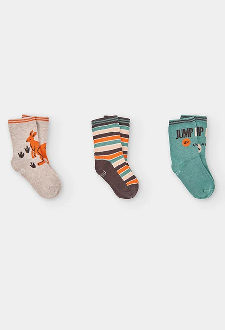 Brown cotton socks pack