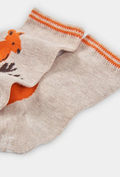 Pack braune Baumwollsocken