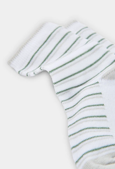 Pacote de meias de algodão verde