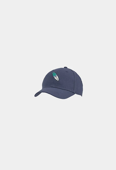 Gorra azul algodón