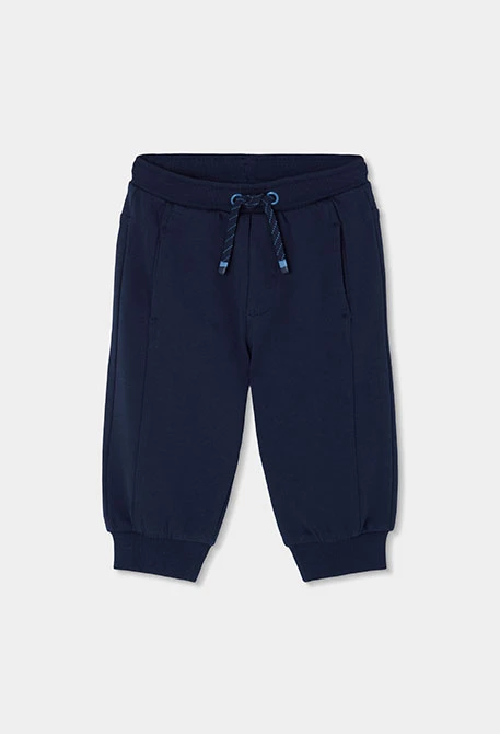 Navy blue boys\' fleece trousers