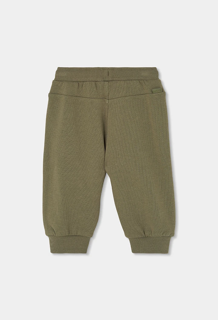 Pantalon molleton garçon vert