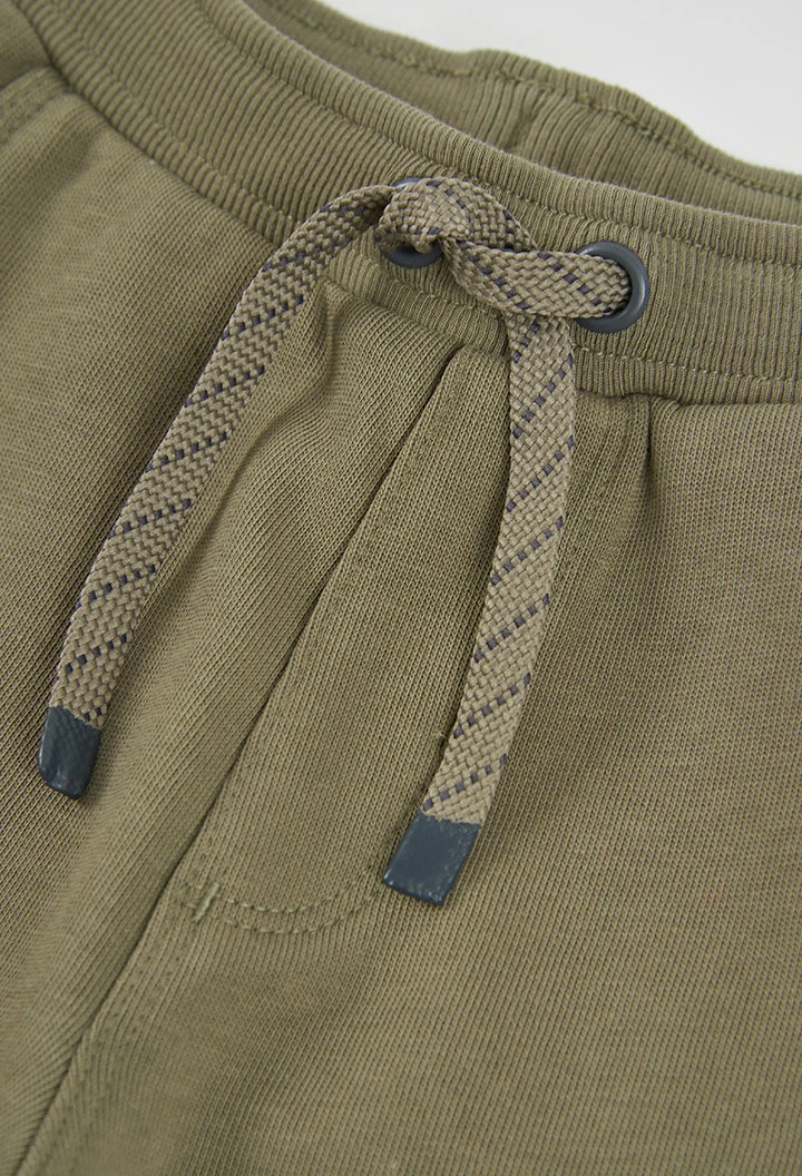 Pantalon molleton garçon vert