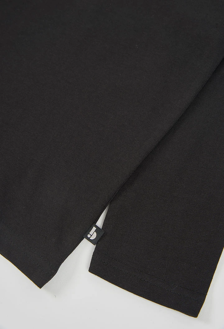 T-shirt en maille garçon noir imprimé MOVE