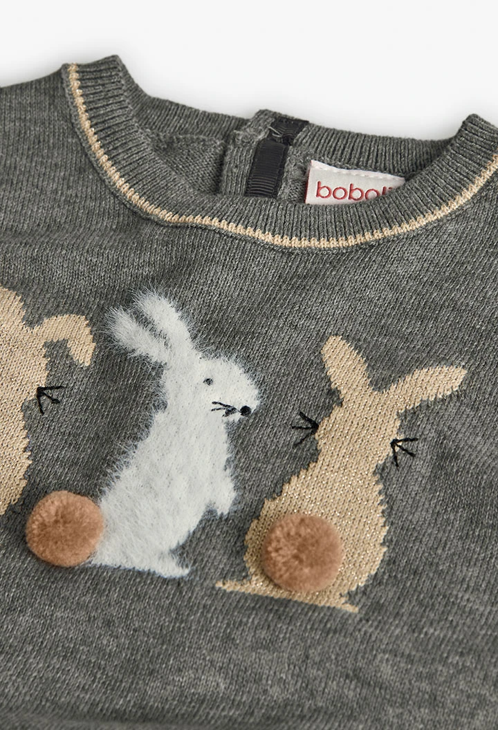 Vestit conills gris
