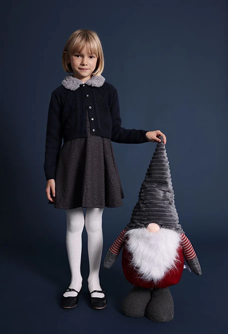 Giacca bambina blu navy