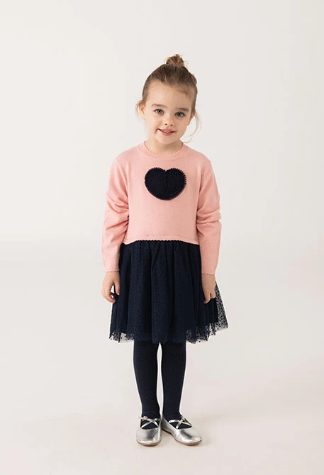 Robe rose coeur