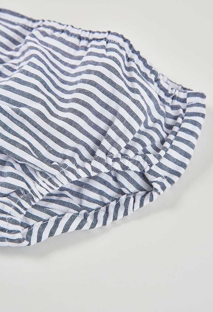 Vestit popelín de ratlles