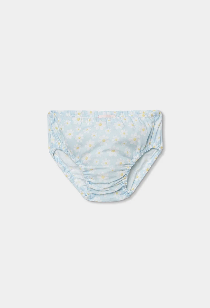 Vestit nadó popelí estampat flors