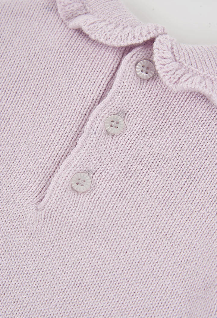Baby pink floral print dress