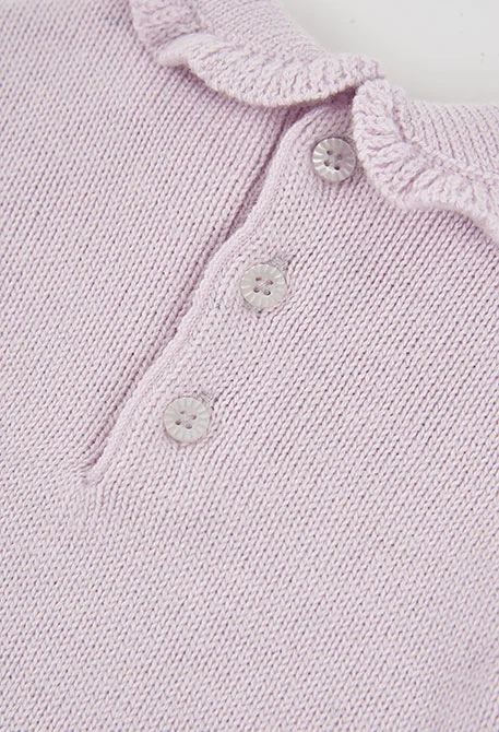 Baby pink floral print dress