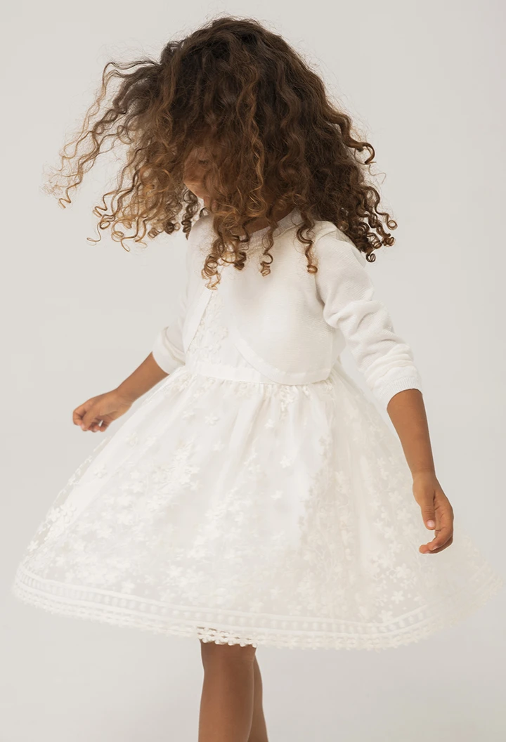 Bolero strick für baby mädchen
