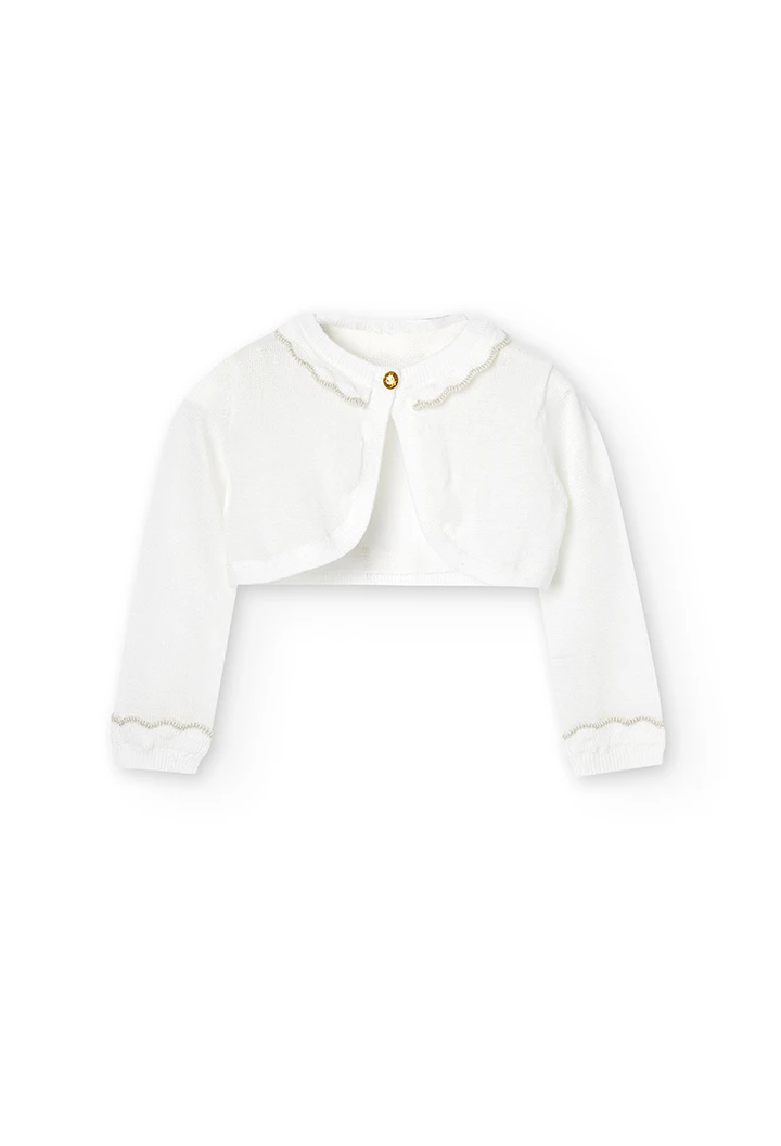 Bolero tricotosa "elegant" de bebé niña